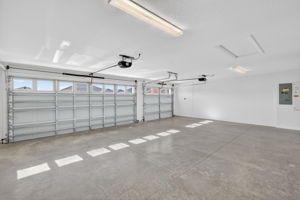 Oversized 765sf 2-Car + Golf Cart Garage