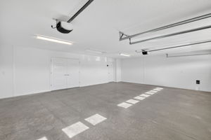 Oversized 765sf 2-Car + Golf Cart Garage