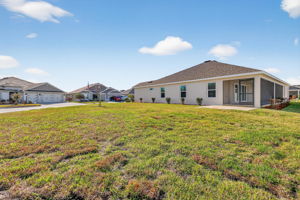 Rear/Side Elevation with Large Corner Lot