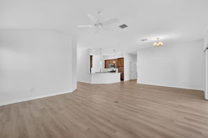 Living, Dining, and Kitchen