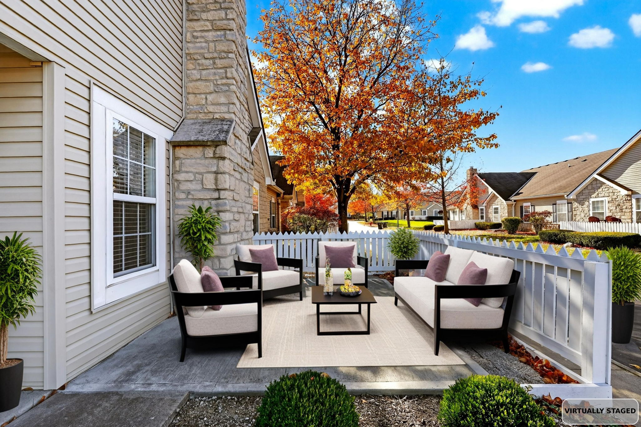 Patio Virtually Staged