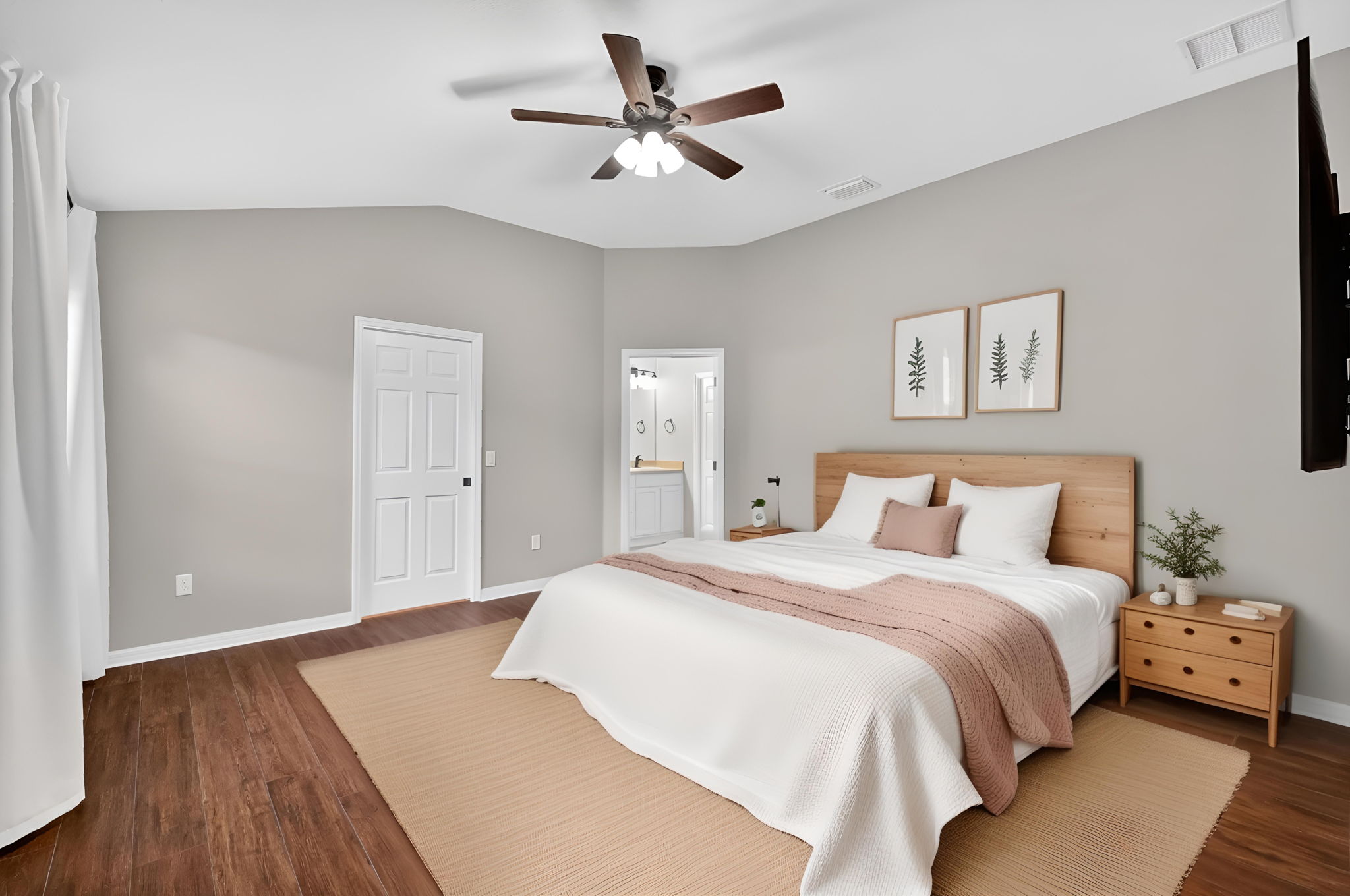 Virtually Staged - Primary Bedroom