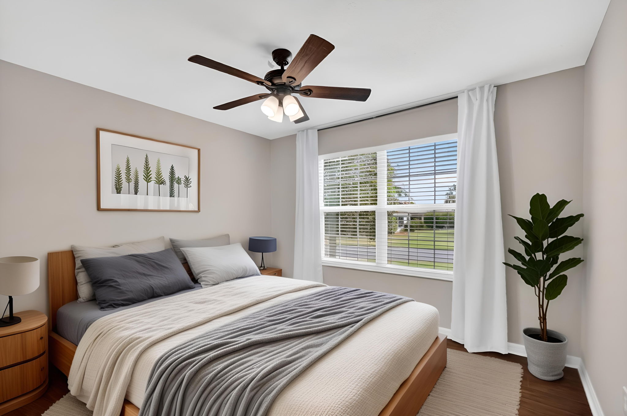 Virtually Staged - Second Bedroom