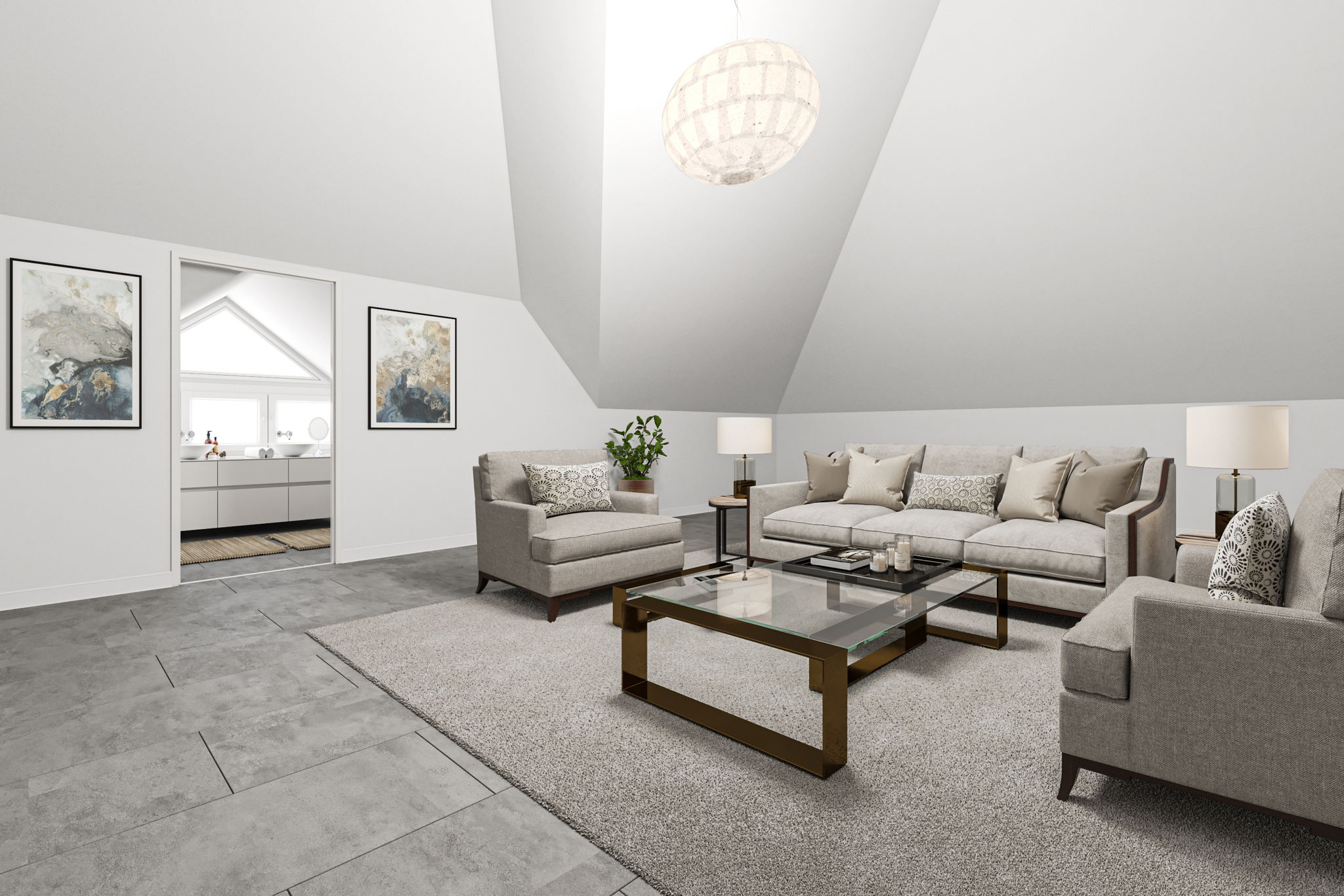 Rendering of loft
