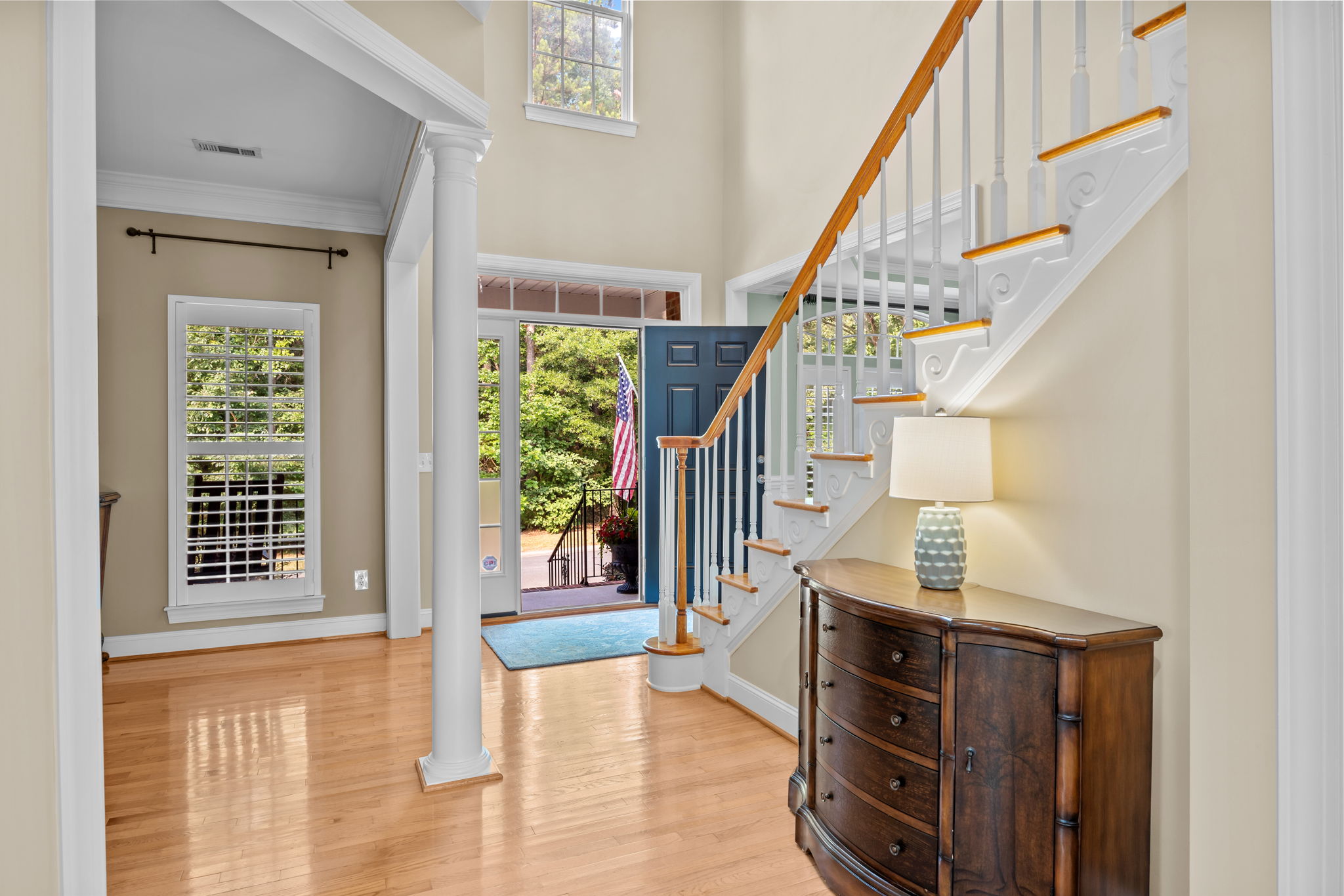 Beautiful natural light throughout the home