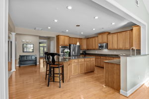 Lots of recessed lighting