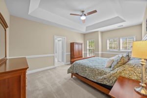 Primary bedroom features 2 walk-in closets