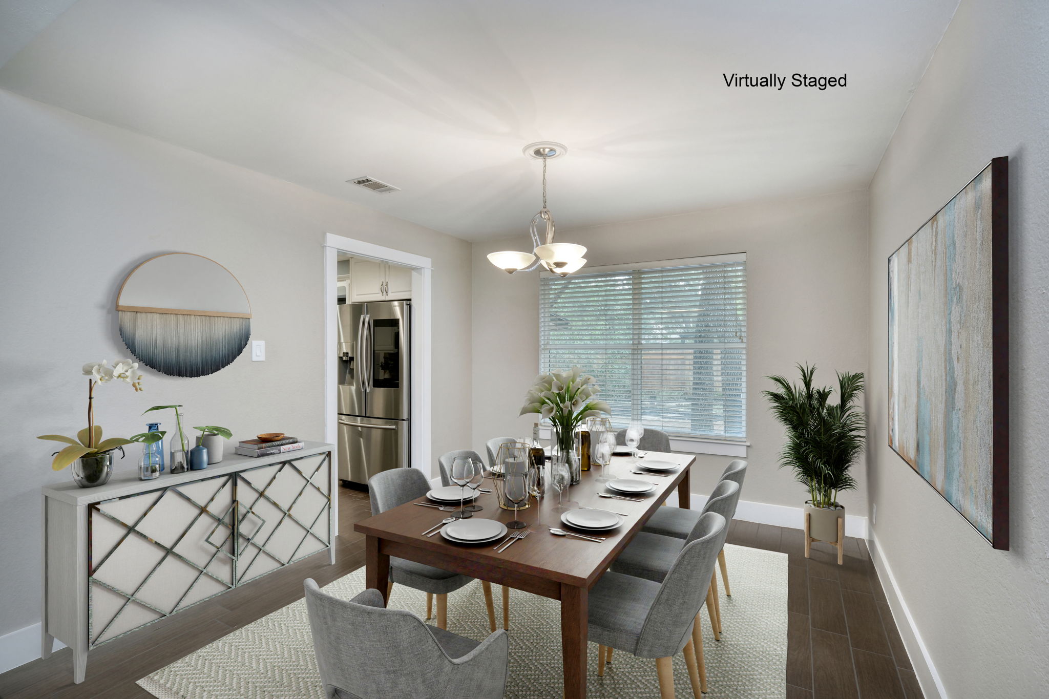 Dining Room Virtually Staged