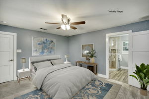 Primary Bedroom Virtually Staged