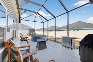 Birdcage with Rear Privacy Wall