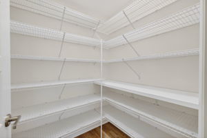 Spacious Walk-In Pantry with Abundant Shelving!
