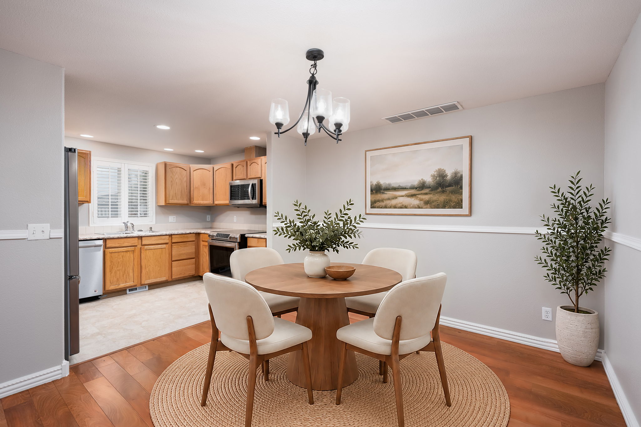 Dining Room - 6729 S Mason Ave, Tacoma (virtually staged)