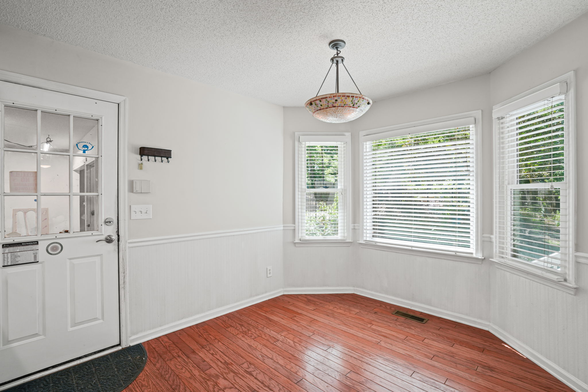 Breakfast room leads out to the garage!