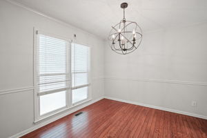 Dining room right of the foyer!