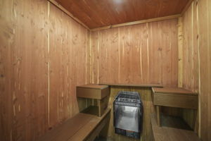 Unwind in your personal sauna!