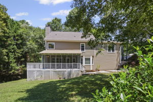 The home is situated on .73 acres with spacious level backyard!