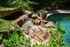 Enjoy the peaceful sounds of the waterfall!