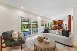 Family Room opening to Kitchen
