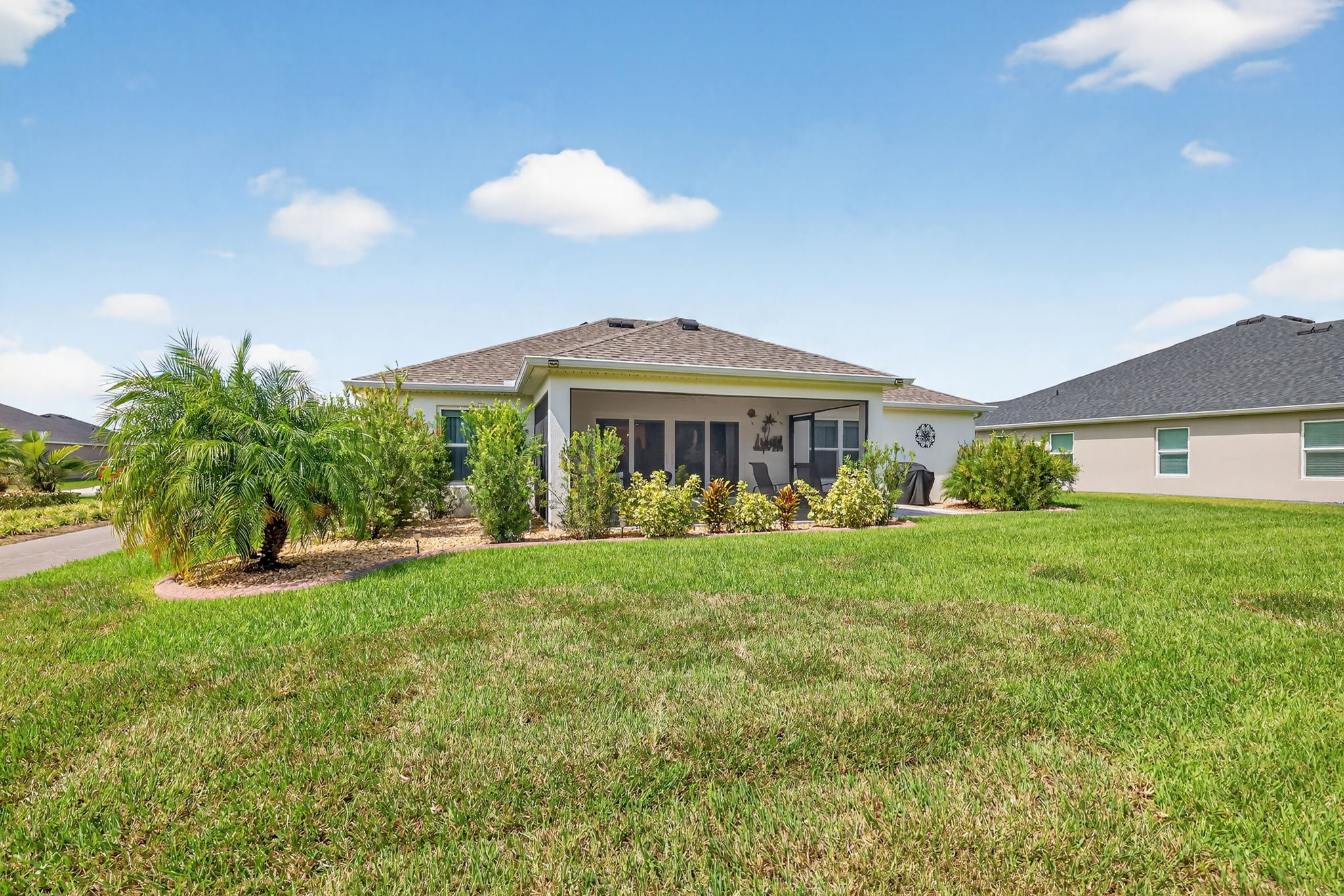 Rear Elevation with Room For A Pool!