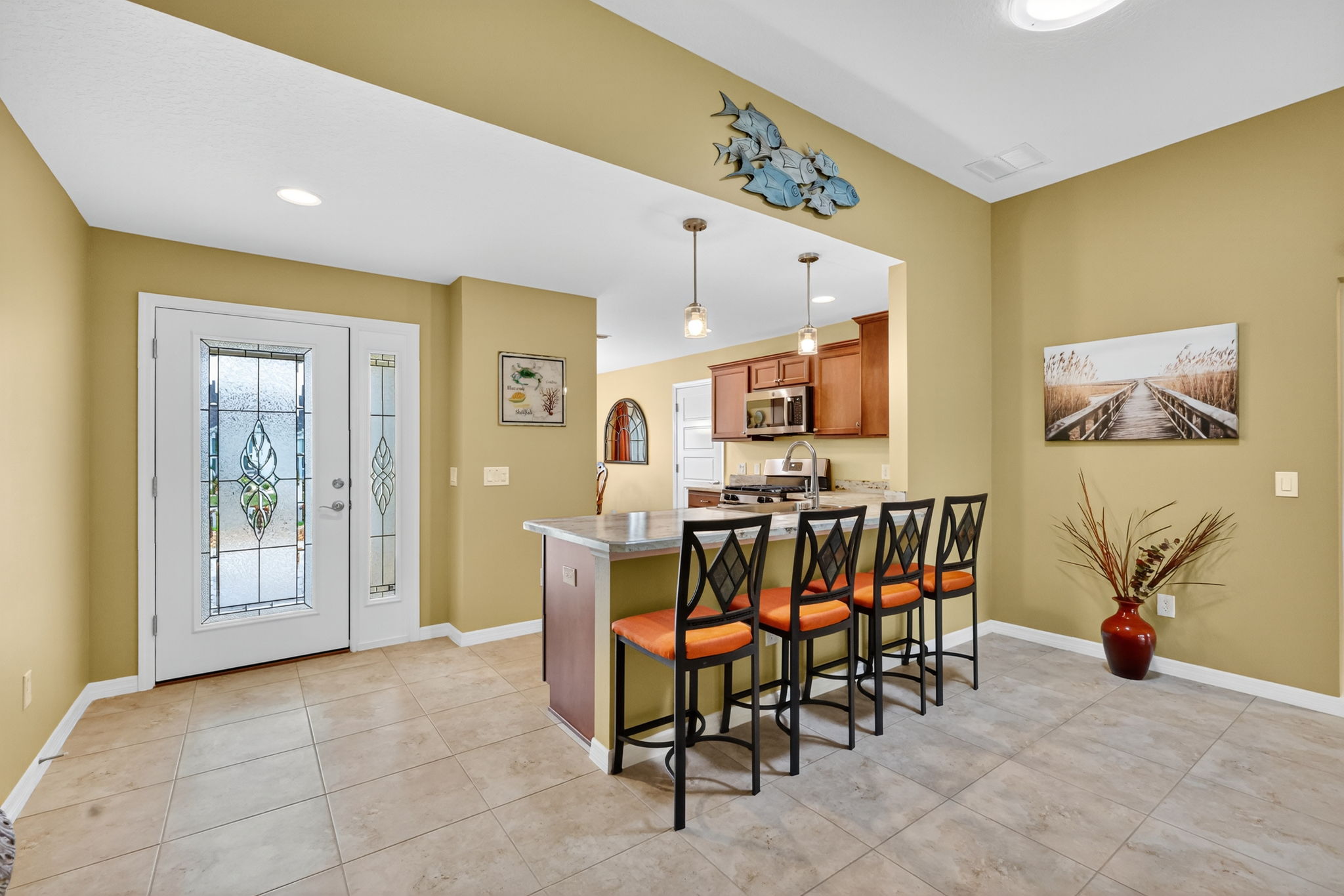 Kitchen and Foyer