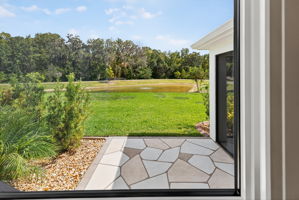 Rear Patio with Water Views
