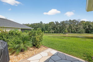 Rear Patio with Water Views