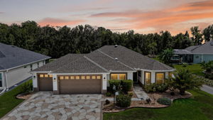Twilight Front Elevation