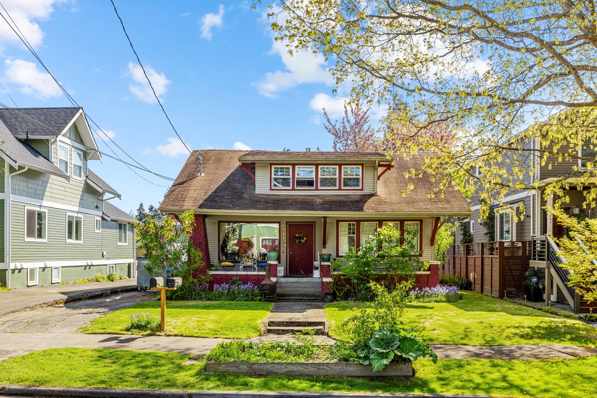 Live in one, rent the other out, convert back to your forever home, investment or builders love the 5202 sf lot!