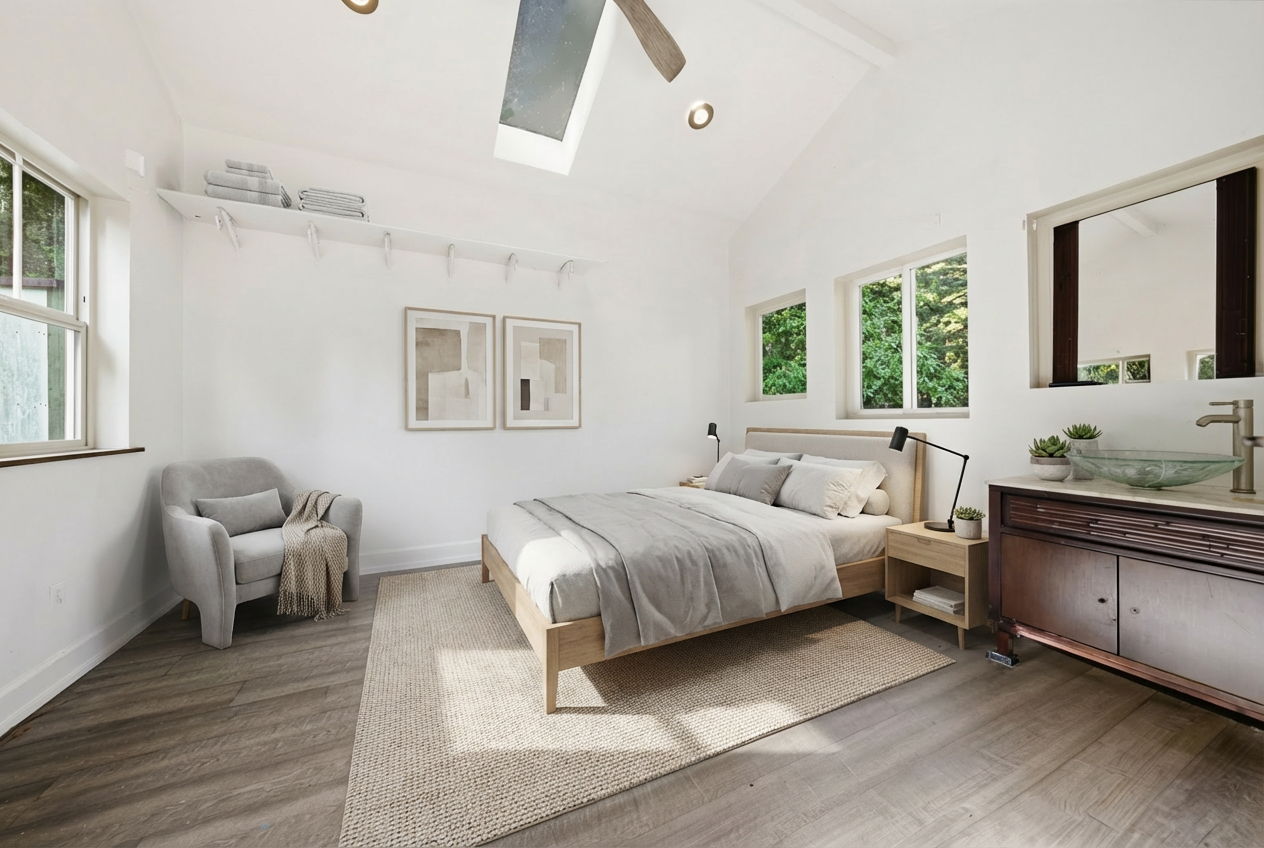 Digitally staged Out Building/Studio