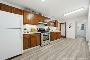 Digitally staged first floor Kitchen