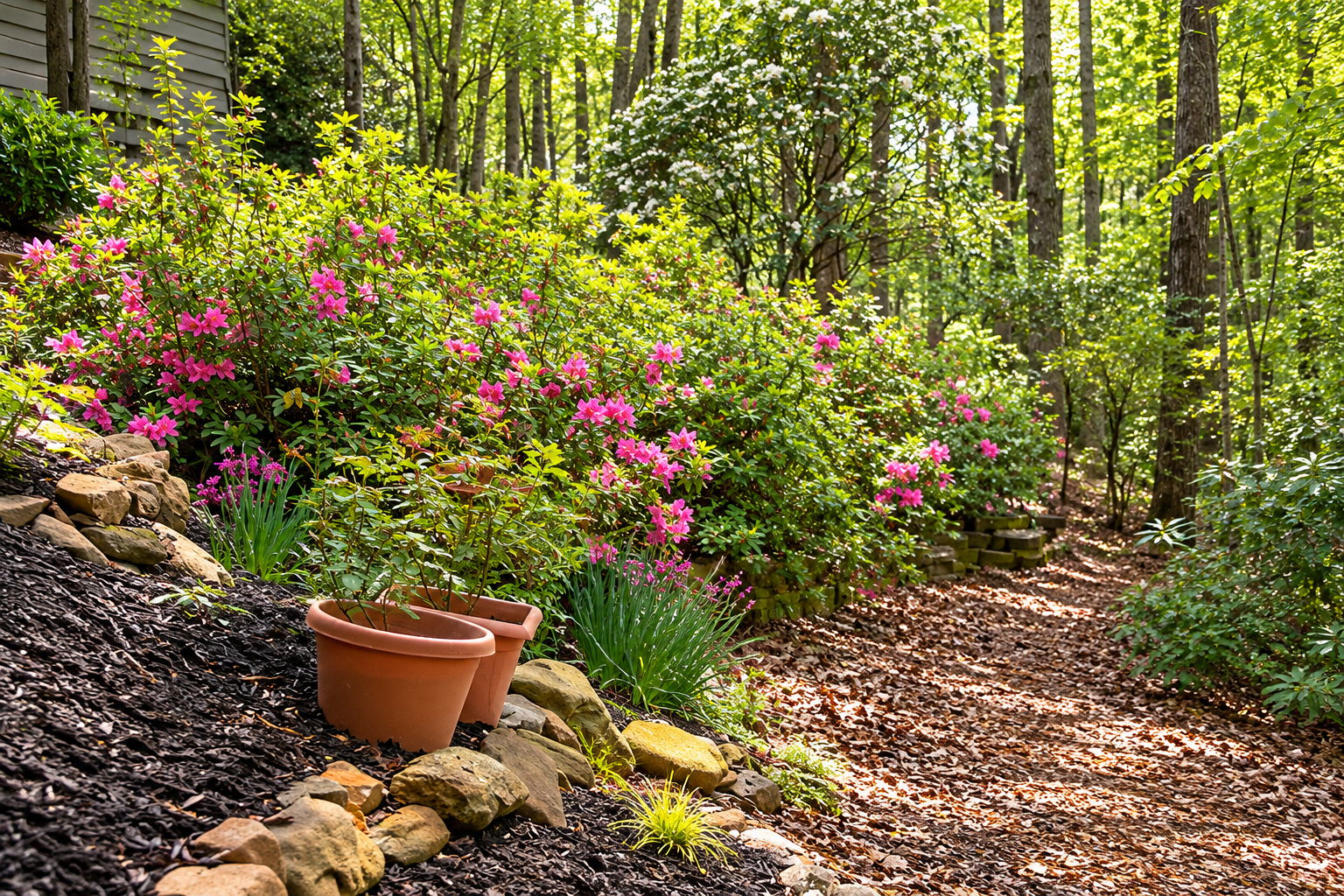 Spring on the property