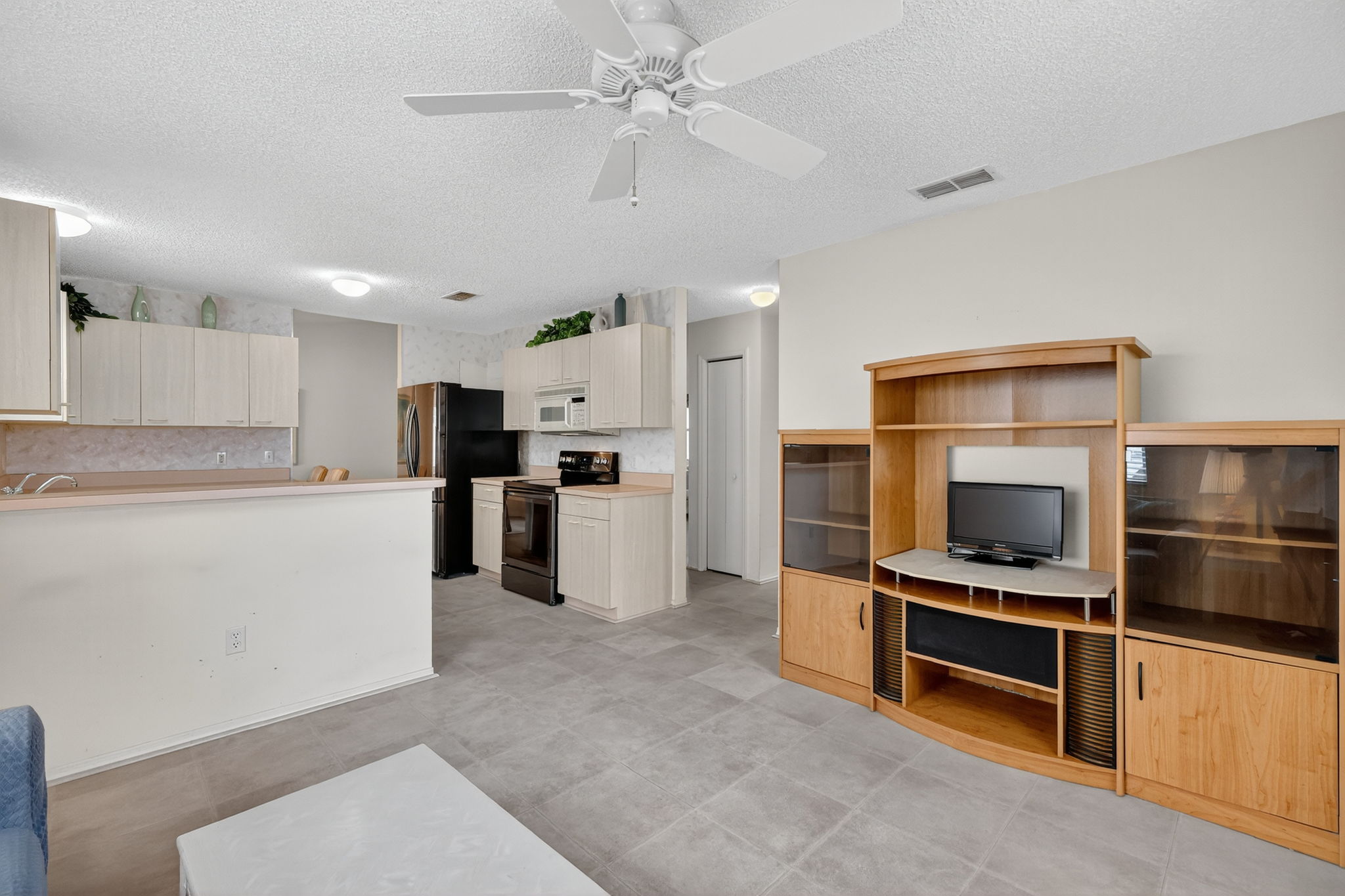 Kitchen and Family Room