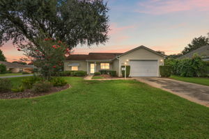 Twilight Front Elevation