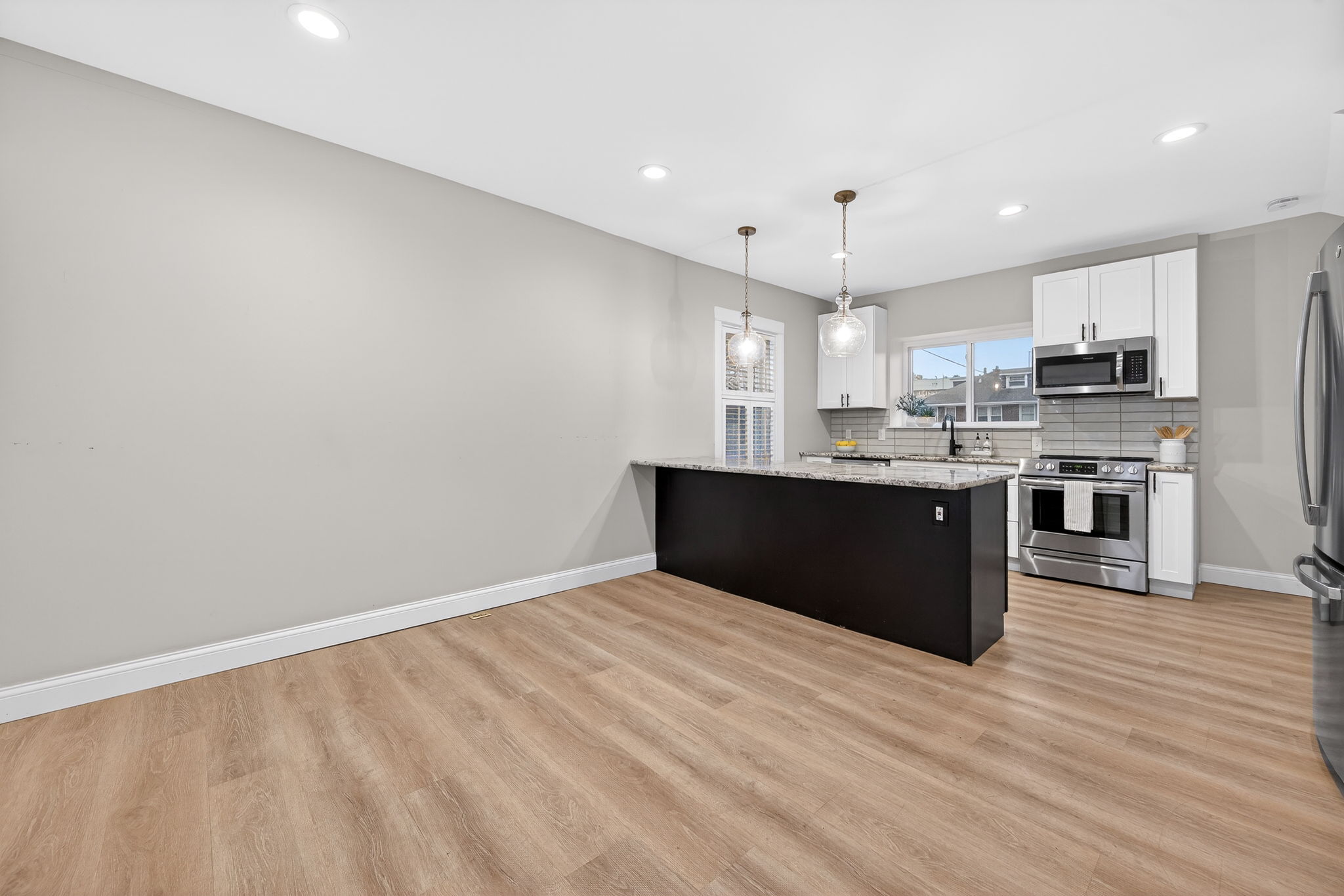 You will adore the fully-renovated chef's kitchen with a sizable pantry and all appliances included.