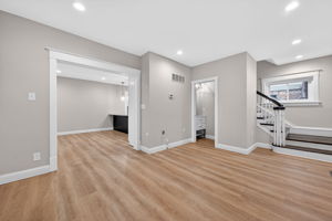 The main floor living area was repainted the week of listing.