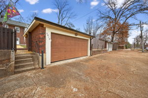 This home also boasts a 2 car brick detached garage with new electric and a golf cart charger.