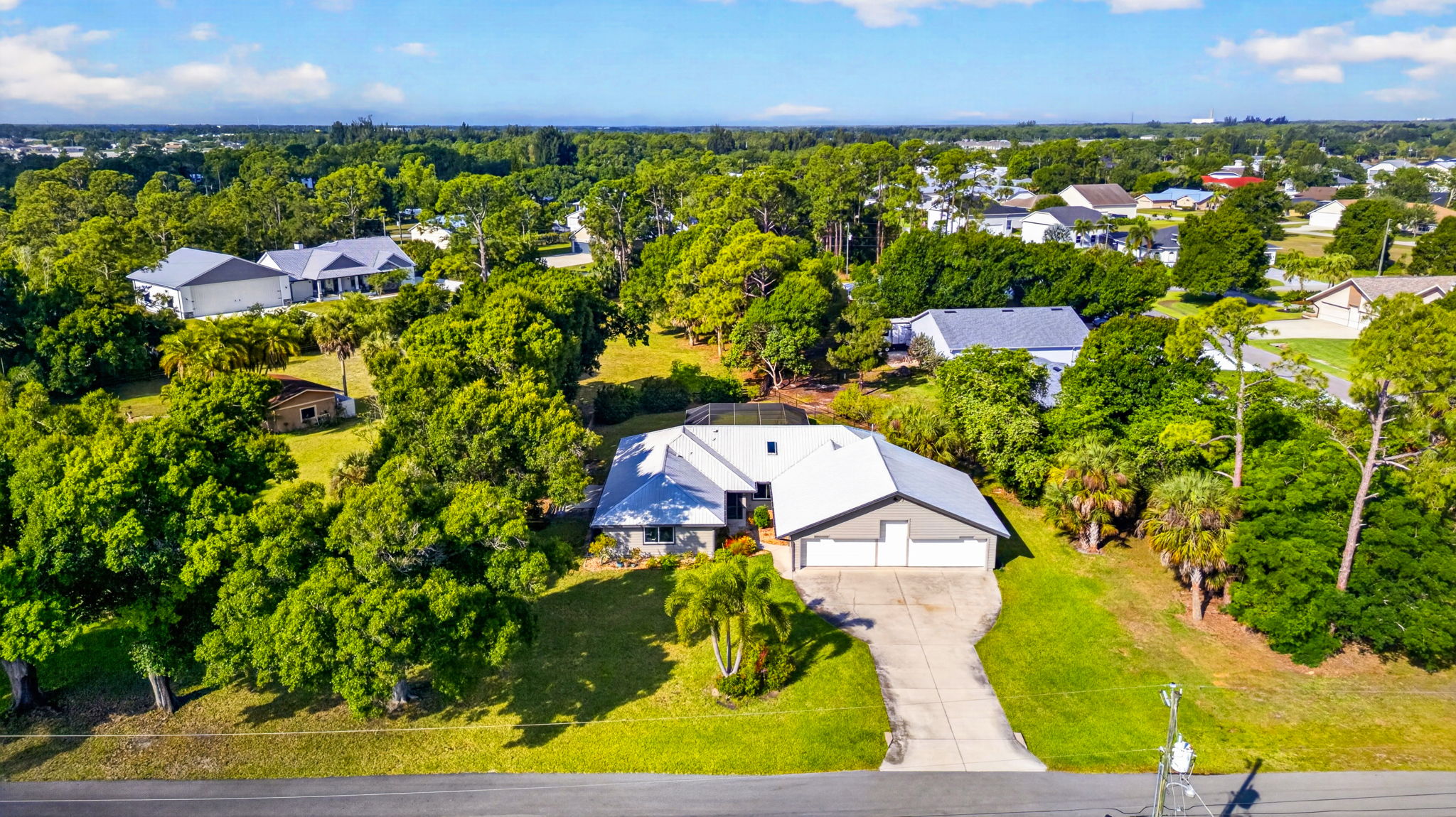 Aerial Front Exterior 2