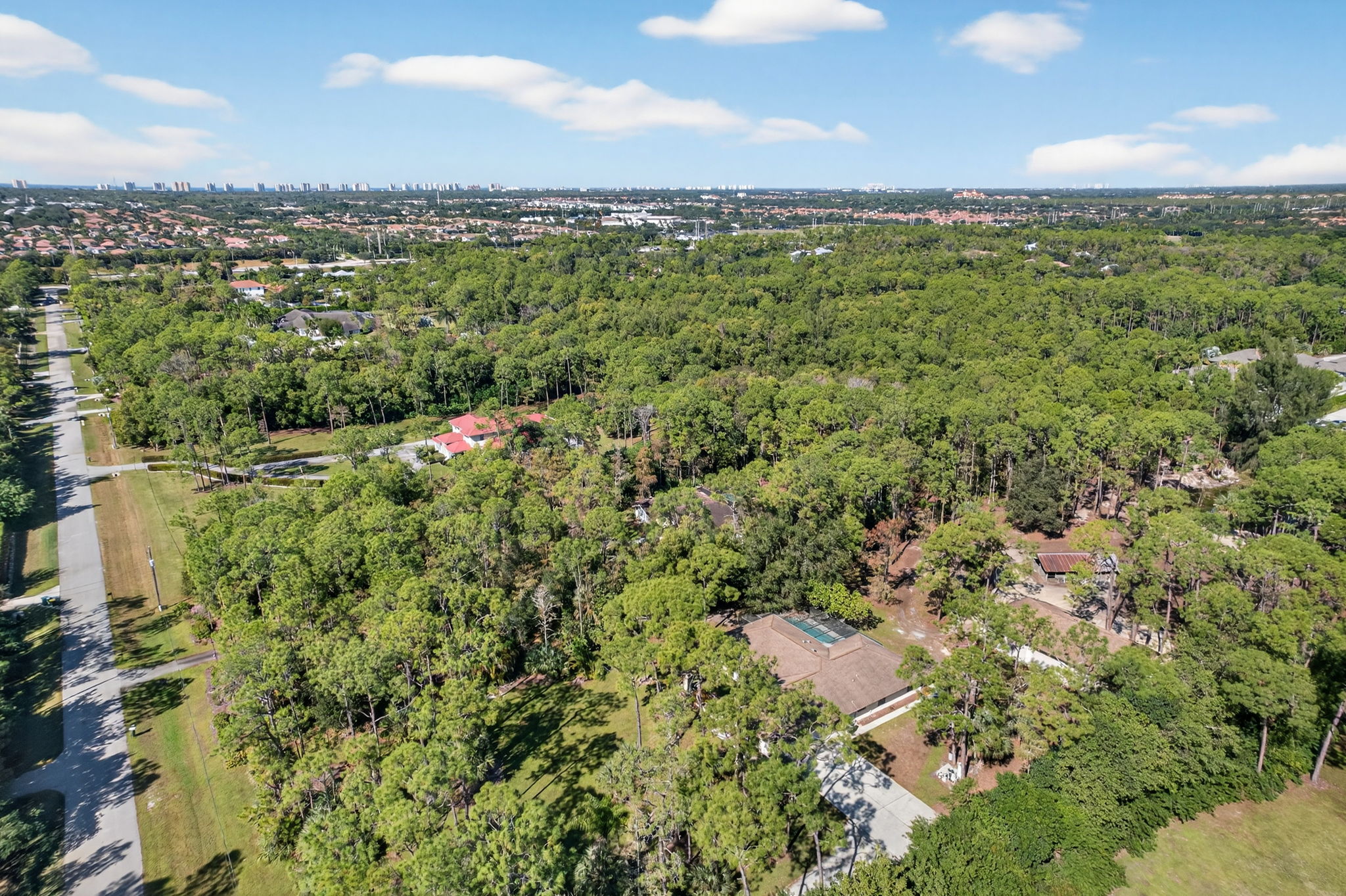 Aerial Front Exterior 2