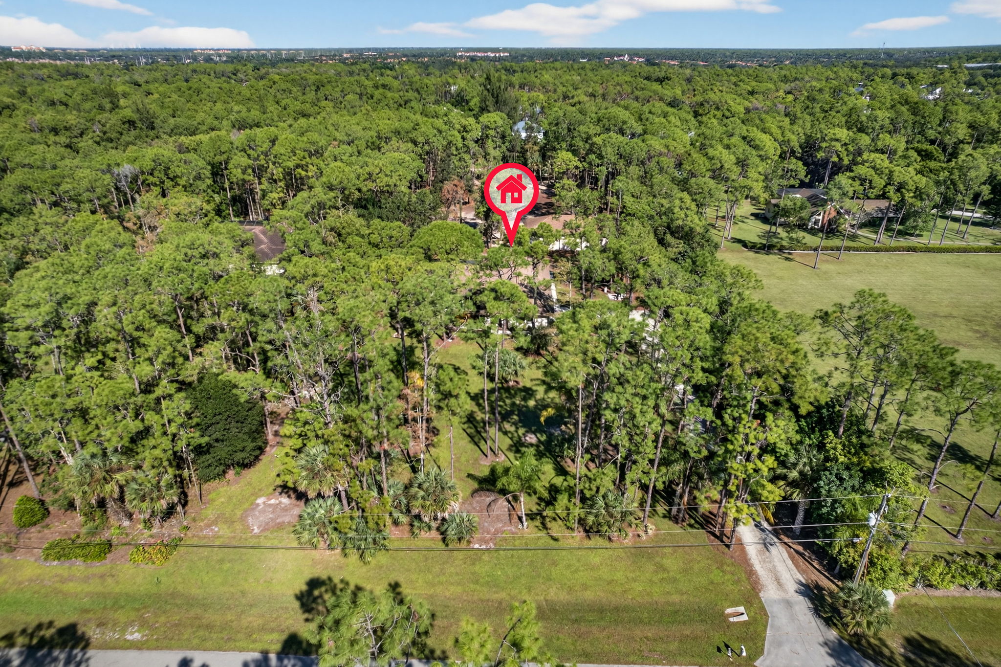 Aerial Front Exterior 1 - marker