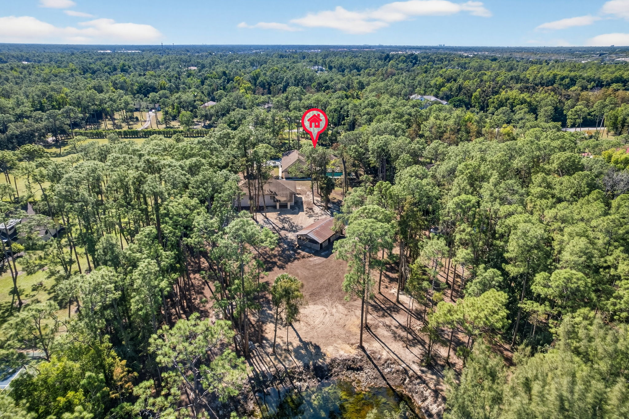 Aerial Rear Exterior 2 - marker