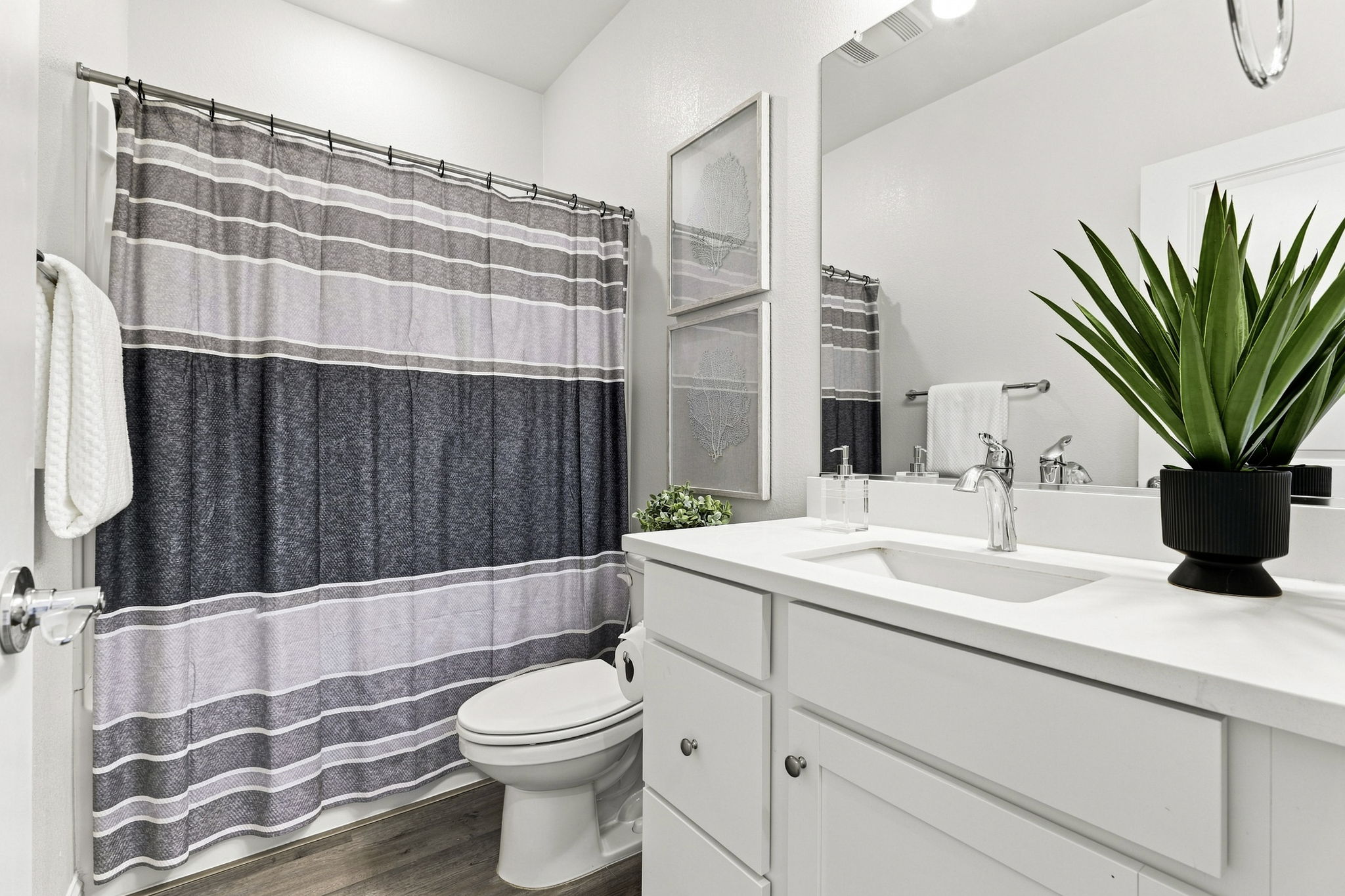 First bedroom bathroom