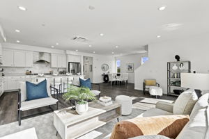 Spacious living room