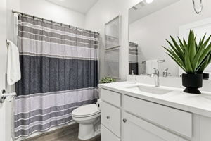 First bedroom bathroom