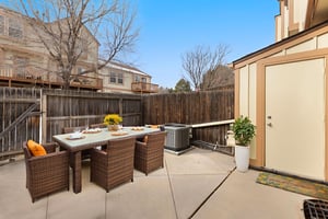 Patio virtually staged