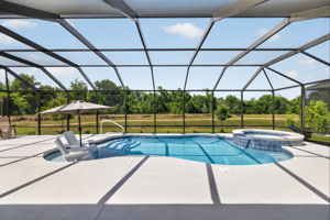 Swimming Pool and Spa with Water Views