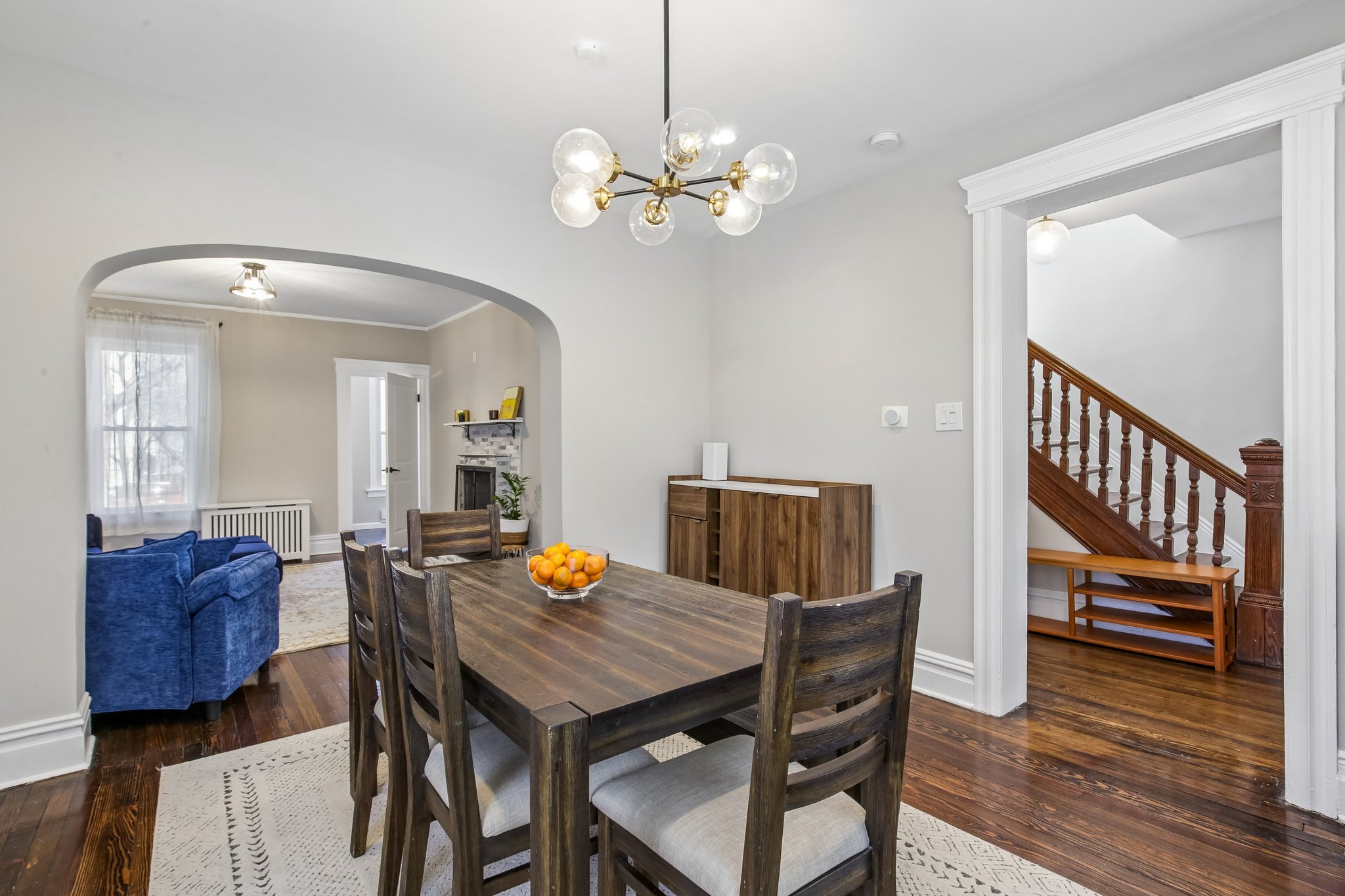 Dining Room View to Living Room