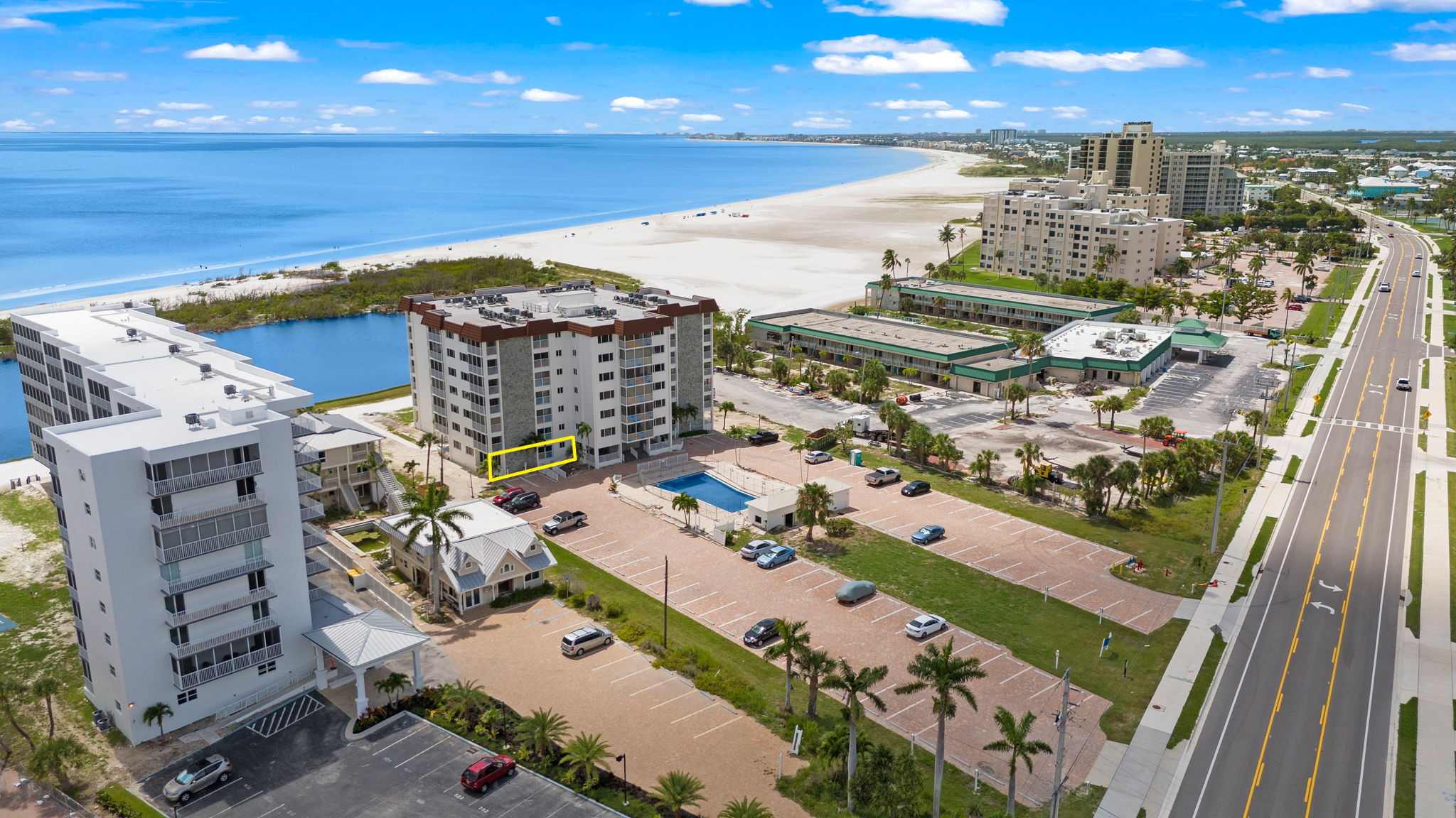 Aerial Front Exterior 4 of 4 with lotlines