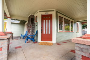 Perfect porch for sitting