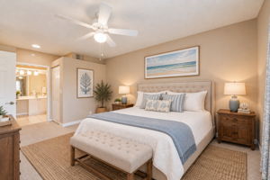Virtually Staged Primary Bedroom