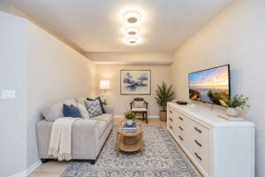 Virtually Staged Den/Dining Room